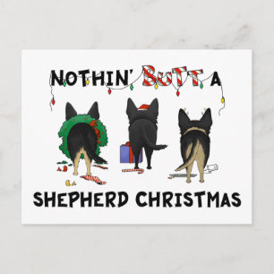 Cartes Pour Fêtes Annuelles Nothin' but A German Shepherd Christmas