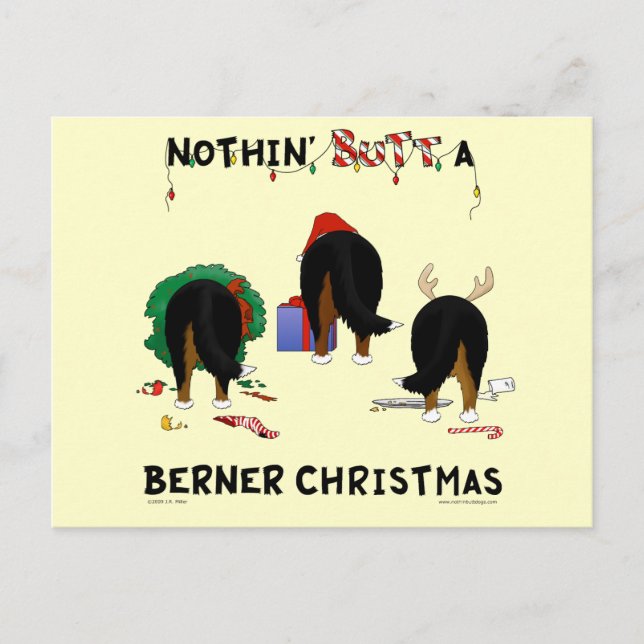 Cartes Pour Fêtes Annuelles Nothin' Butt A (Devant)