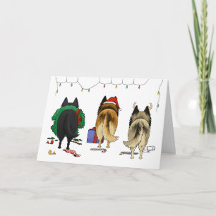 Cartes Pour Fêtes Annuelles Nothin' Butt A Belgian Christmas