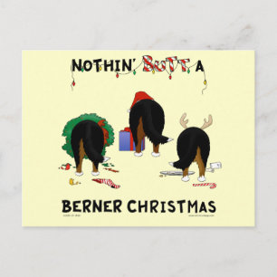 Cartes Pour Fêtes Annuelles Nothin' Butt A Berner Christmas