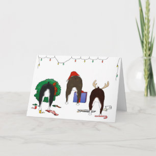 Cartes Pour Fêtes Annuelles Nothin' Butt A Boston Terrier Noël