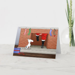 Cartes Pour Fêtes Annuelles Nothin' Butt A Bull Terrier Christmas