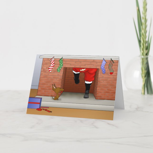 Cartes Pour Fêtes Annuelles Nothin' Butt A Chihuahua Christmas (Devant)
