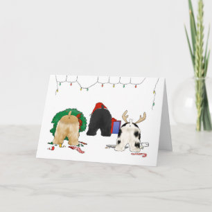 Cartes Pour Fêtes Annuelles Nothin' Butt A Cocker Christmas