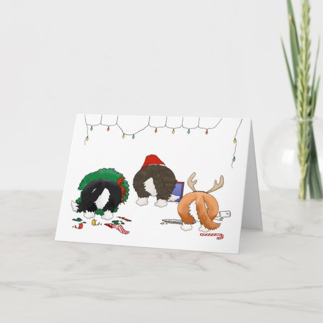 Cartes Pour Fêtes Annuelles Nothin' Butt A Corgi Christmas (Devant)