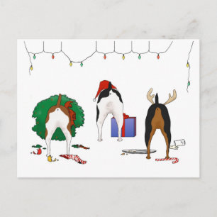 Cartes Pour Fêtes Annuelles Nothin' Butt A Rat Terrier Christmas