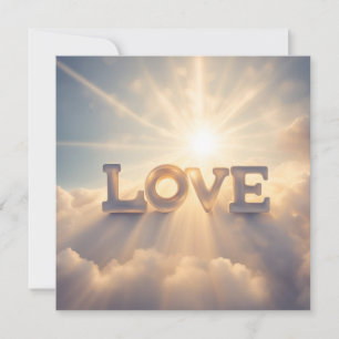 Cartes Pour Fêtes Annuelles Notre Amour Est Le Ciel Envoyé