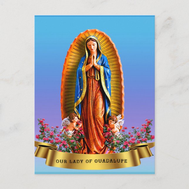 Cartes Pour Fêtes Annuelles Notre-Dame de Guadalupe (Devant)