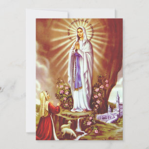Cartes Pour Fêtes Annuelles Notre-Dame de Lourdes