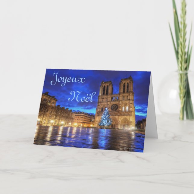 Cartes Pour Fêtes Annuelles Notre-Dame de Paris de Cathédrale (Devant)