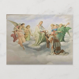 Cartes Pour Fêtes Annuelles Notre-Dame du Mont Carmel St. Simon Stock Scapulai