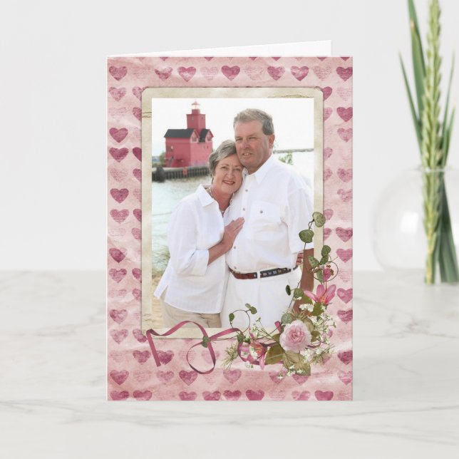 Cartes Pour Fêtes Annuelles Notre histoire d'amour (Devant)