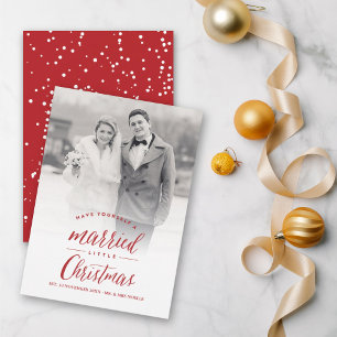 Cartes Pour Fêtes Annuelles Notre petite fille mariée Premier Mariage photo de