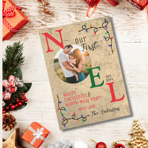 Cartes Pour Fêtes Annuelles Notre premier festival de Noël 1st Noel Photo de f