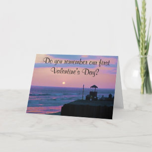 Cartes Pour Fêtes Annuelles Notre première Saint Valentin nous ne pouvons pas 