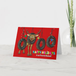 CARTES POUR FÊTES ANNUELLES NOTRE RADEAU PRÉFÉRÉ - BONNES VACANCES - PNEUS DE