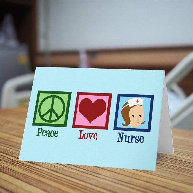 Cartes Pour Fêtes Annuelles Nourriture Peace Love Belle Joyeuse Vacances Infir (Créateur téléchargé)