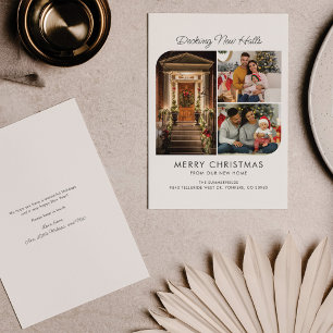 Cartes Pour Fêtes Annuelles Nous avons déménagé Decking Nouvelles Halls Noël D
