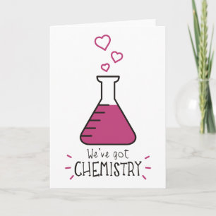 Cartes Pour Fêtes Annuelles Nous avons la chimie