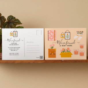 Cartes Pour Fêtes Annuelles Nous Avons Trouvé Nouveau Accueil Cute Girly Cosy 