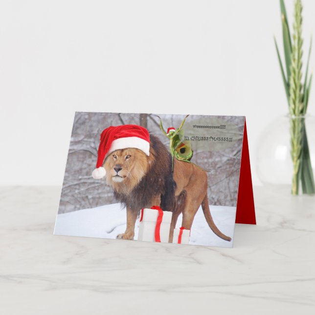 Cartes Pour Fêtes Annuelles Nous ! ! C'est Noël ! ! ! (Devant)