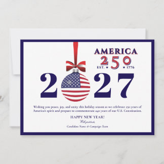 Cartes Pour Fêtes Annuelles "Nous, le Peuple" Constitution américaine États-Un