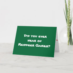 CARTES POUR FÊTES ANNUELLES NOUS POURRIONS LEUR ENSEIGNER DES JEUX DE RENDEMEN