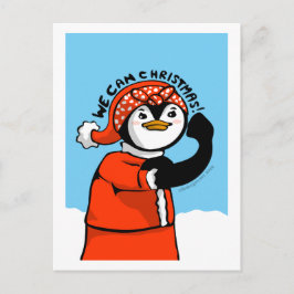 Cartes Pour Fêtes Annuelles Nous pouvons le pingouin de Noël