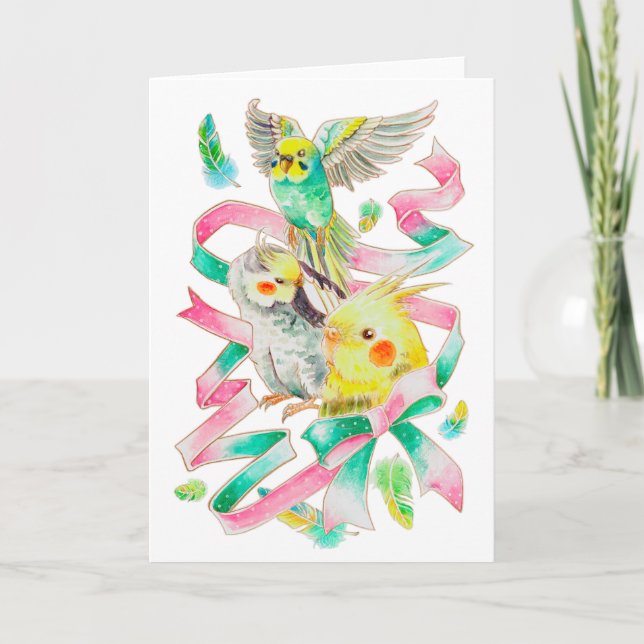 Cartes Pour Fêtes Annuelles Nous sommes des anges (Devant)