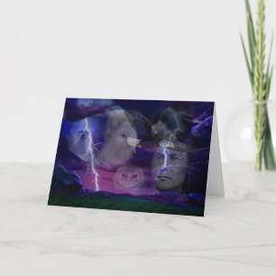 Cartes Pour Fêtes Annuelles Nous sommes un et un est tout