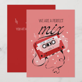 Cartes Pour Fêtes Annuelles Nous Sommes Un Mélange Parfait Valentine