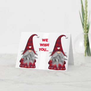 CARTES POUR FÊTES ANNUELLES "NOUS" VOULONS "VOUS" UNE JOLIE NOËL