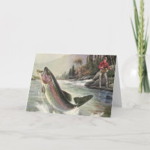 Nous Vous Poissons Un Joyeux Noël, Truite De Riviè