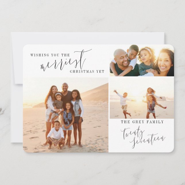Cartes Pour Fêtes Annuelles nous vous souhaitons le plus beau noël (Devant)