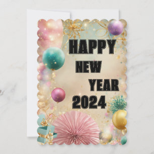 Cartes Pour Fêtes Annuelles « Nouveaux Débuts : Nous vous souhaitons une anné