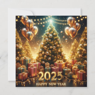 Cartes Pour Fêtes Annuelles Nouvel An 2025 aux aurores