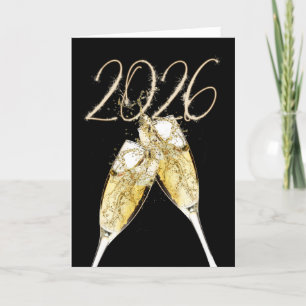Cartes Pour Fêtes Annuelles Nouvel An 2025 Sparkler