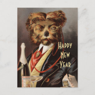 Cartes Pour Fêtes Annuelles Nouvel an de la crête supérieure