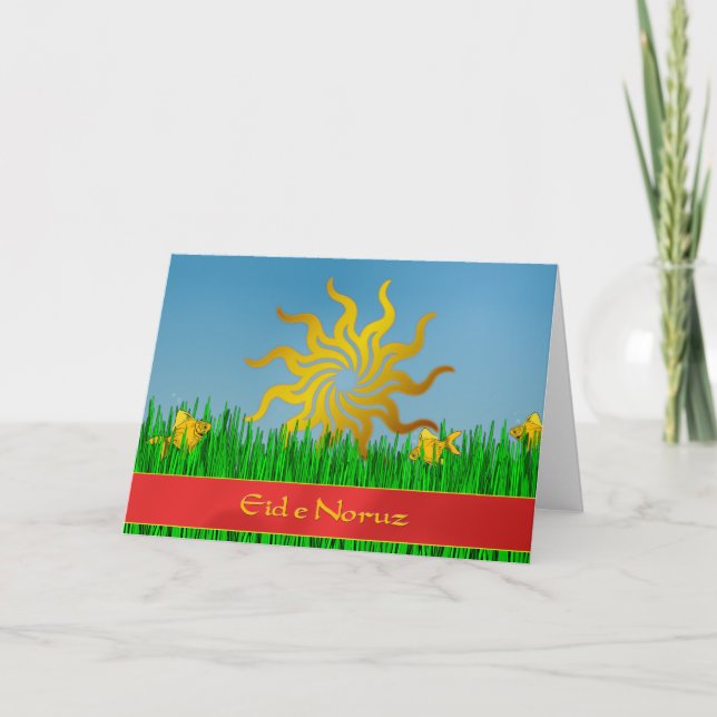 Cartes Pour Fêtes Annuelles Nouvel an iranien (Devant)