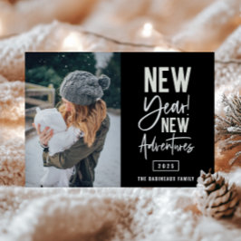 Cartes Pour Fêtes Annuelles Nouvel An New Adventures Photo Holiday Card