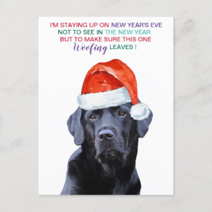 Cartes Pour Fêtes Annuelles Nouvel An Pandemic Eve Quarantaine Chien