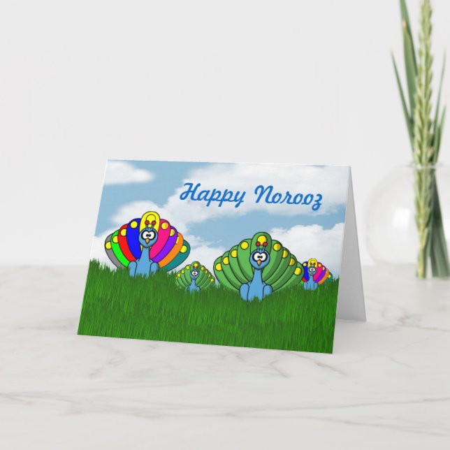Cartes Pour Fêtes Annuelles Nouvel An Perse Happy Norooz Achigan (Devant)