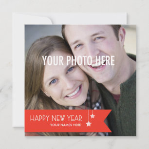 Cartes Pour Fêtes Annuelles Nouvel An : Photo personnalisée C du Nouvel An