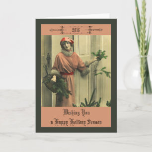 Cartes Pour Fêtes Annuelles Nouvel An victorien heureux