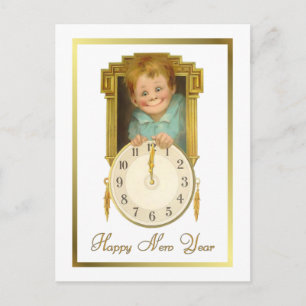 Cartes Pour Fêtes Annuelles Nouvel An vintage