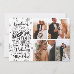 Cartes Pour Fêtes Annuelles Nouvel anniversaire de mariage Noir 4 photos