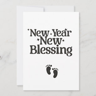 Cartes Pour Fêtes Annuelles Nouvelle Année Nouvelles Bénédictions Maman encein