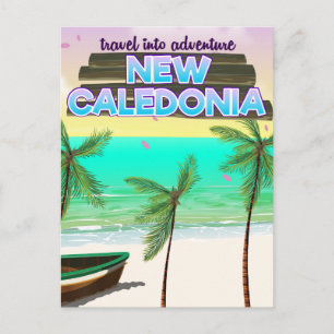 Cartes Pour Fêtes Annuelles Nouvelle-Calédonie "voyagez dans l'aventure" affic
