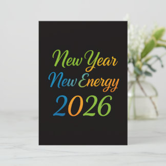 Cartes Pour Fêtes Annuelles Nouvelle Énergie Nouveau Départ 2026 Motivation Co