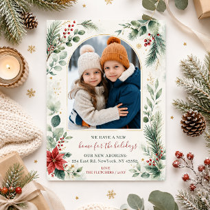 Cartes Pour Fêtes Annuelles Nouvelle maison botanique pour les fêtes Photo dém